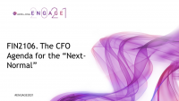 FIN2106. The CFO Agenda for the “Next-Normal”