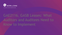 GASB Leases: What Auditors and Auditees Need to Know to Implement