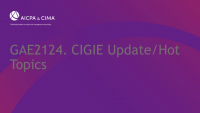 CIGIE Update/Hot Topics