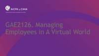 Managing Employees in A Virtual World