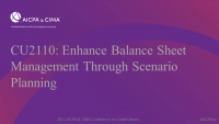 Enhance Balance Sheet Management Through Scenario Planning  