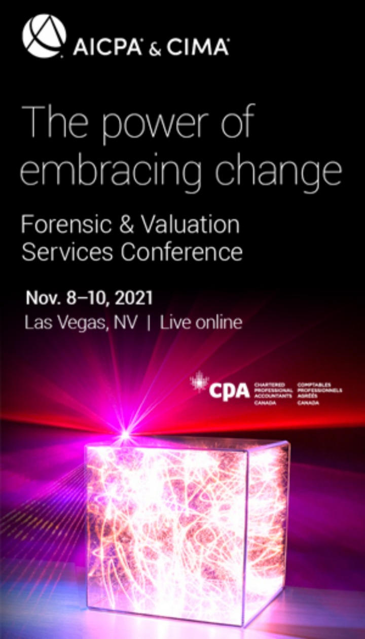 2021 AICPA & CIMA Forensic & Valuation Services Conference icon