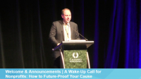 Welcome & Announcements | A Wake-Up Call for Nonprofits: How to Future-Proof Your Cause