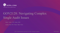 Navigating Complex Single Audit Issues