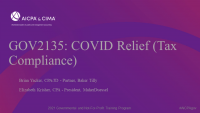 COVID Relief (Tax Compliance)