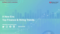 A New Era: Top Finance & Hiring Trends