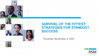 RSM presents Survival of the Fittest: Strategies for Standout Success