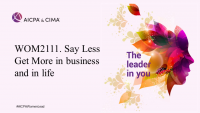 Say Less Get More in business and in life icon
