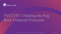 Clearing the Fog from Financial Forecasts