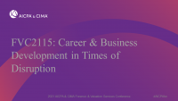 Career & Business Development in Times of Disruption