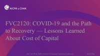 COVID-19 and the Path to Recovery — Lessons Learned About Cost of Capital