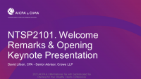 Welcome Remarks & Opening Keynote Presentation