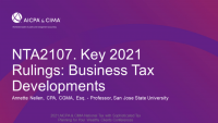 Key 2021 Rulings: Business Tax Developments icon