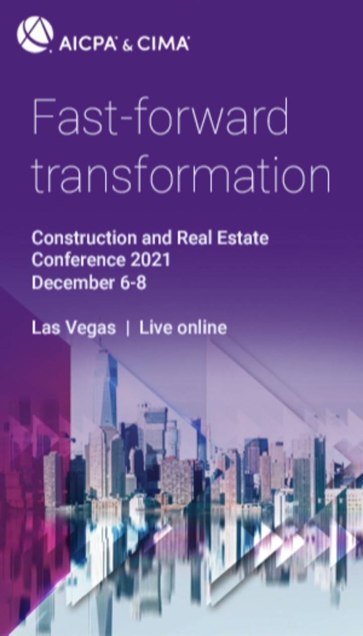 2021 AICPA & CIMA Construction & Real Estate Conference icon