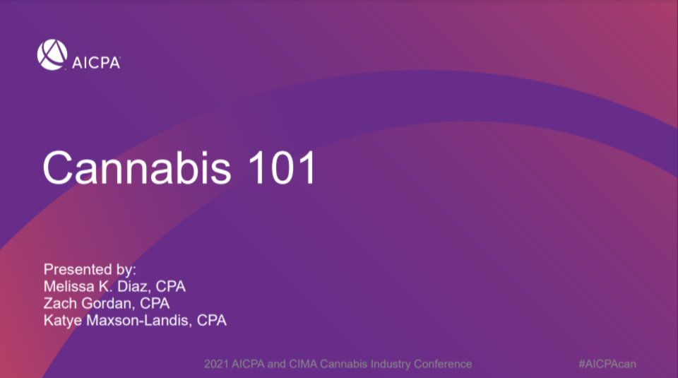 Welcome and Introductions followed by Cannabis 101