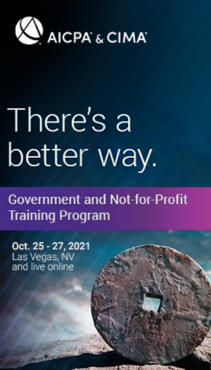AICPA & CIMA 2021 Governmental & Not-For-Profit Training Program