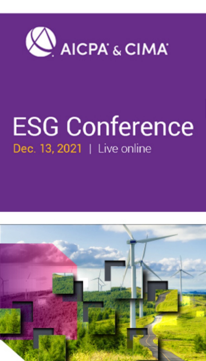 2021 AICPA & CIMA ESG Virtual Conference icon