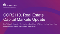Real Estate Capital Markets Update