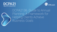 Guide to Annual Planning: A Framework for Helping Clients Achieve Business Goals