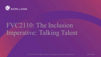 The Inclusion Imperative: Talking Talent
