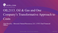 Oil & Gas and One Company’s Transformative Approach to Costs