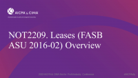 Leases (FASB ASU 2016-02) Overview