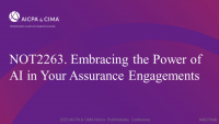 Embracing the Power of AI in Your Assurance Engagements
