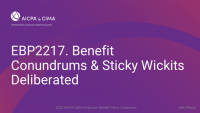 Benefit Conundrums & Sticky Wickits Deliberated
