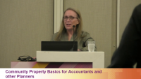 Community Property Basics for Accountants and other Planners