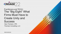 The “Big Eight”: What Firms Must Have to Create Unity and Success