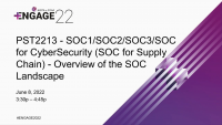 SOC1/SOC2/SOC3/SOC for CyberSecurity - Overview of the SOC Landscape