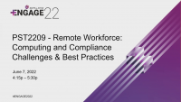 Remote Workforce: Computing and Compliance Challenges & Best Practices