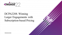 Winning Larger Engagements with Subscription-based Pricing