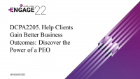 Help Clients Gain Better Business Outcomes: Discover the Power of a PEO