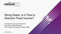 Rising Rates: Is it Time to Abandon Fixed Income?