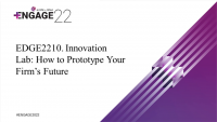 Innovation Lab: How to Prototype Your Firm’s Future
