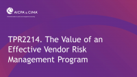 The Value of an Effective Vendor Risk Management Program
