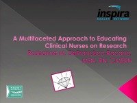 A Multifaceted Approach to Educating Clinical Nurses on Research