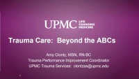 Trauma Care Beyond the ABCs