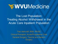 The Lost Population: Treating Alcohol Withdrawal in the Acute Care Inpatient Population
