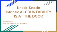 Knock-Knock:  Intrinsic Accountability is at the Door