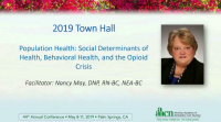 Population Health: Social Determinants of Health, Behavioral Health, and the Opioid Crisis