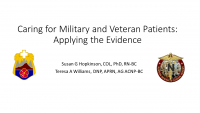 Caring for Military and Veteran Patients: Applying the Evidence icon