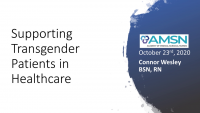 Supporting Transgender Patients in Health Care