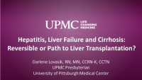 Hepatitis, Liver Failure, and Cirrhosis: Reversible or Path to Liver Transplantation?