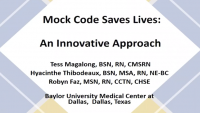 Mock Code Saves Lives: An Innovative Approach