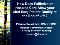 How Does Palliative or Hospice Care Allow Your Med-Surg Patient Quality at the End of Life? icon