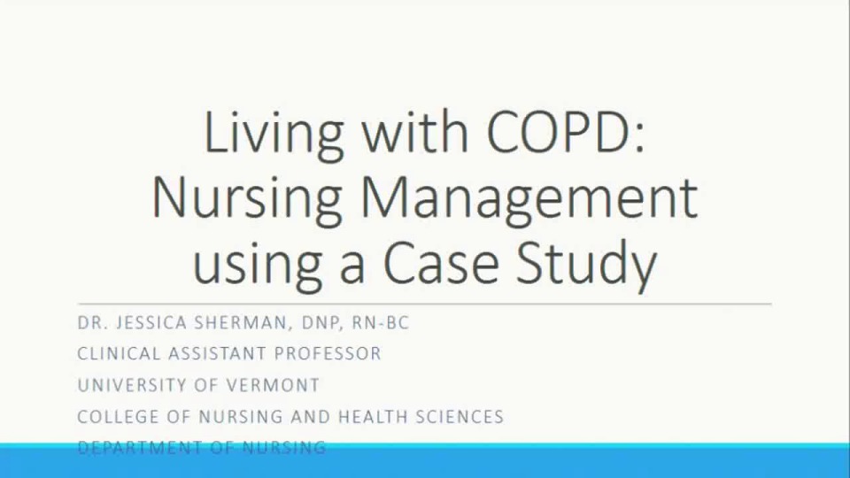 nursing case study on copd