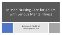 Missed Care for Adults with Serious Mental Illness: What Medical-Surgical Nurses Need to Know