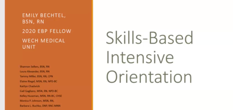 An Innovative Approach to Orienting New Grads: A Skill-Based Intensive Orientation on a Medical Unit